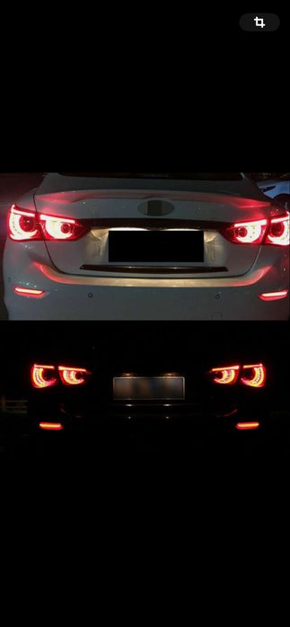 Габариты заднего бампера  LED Infiniti