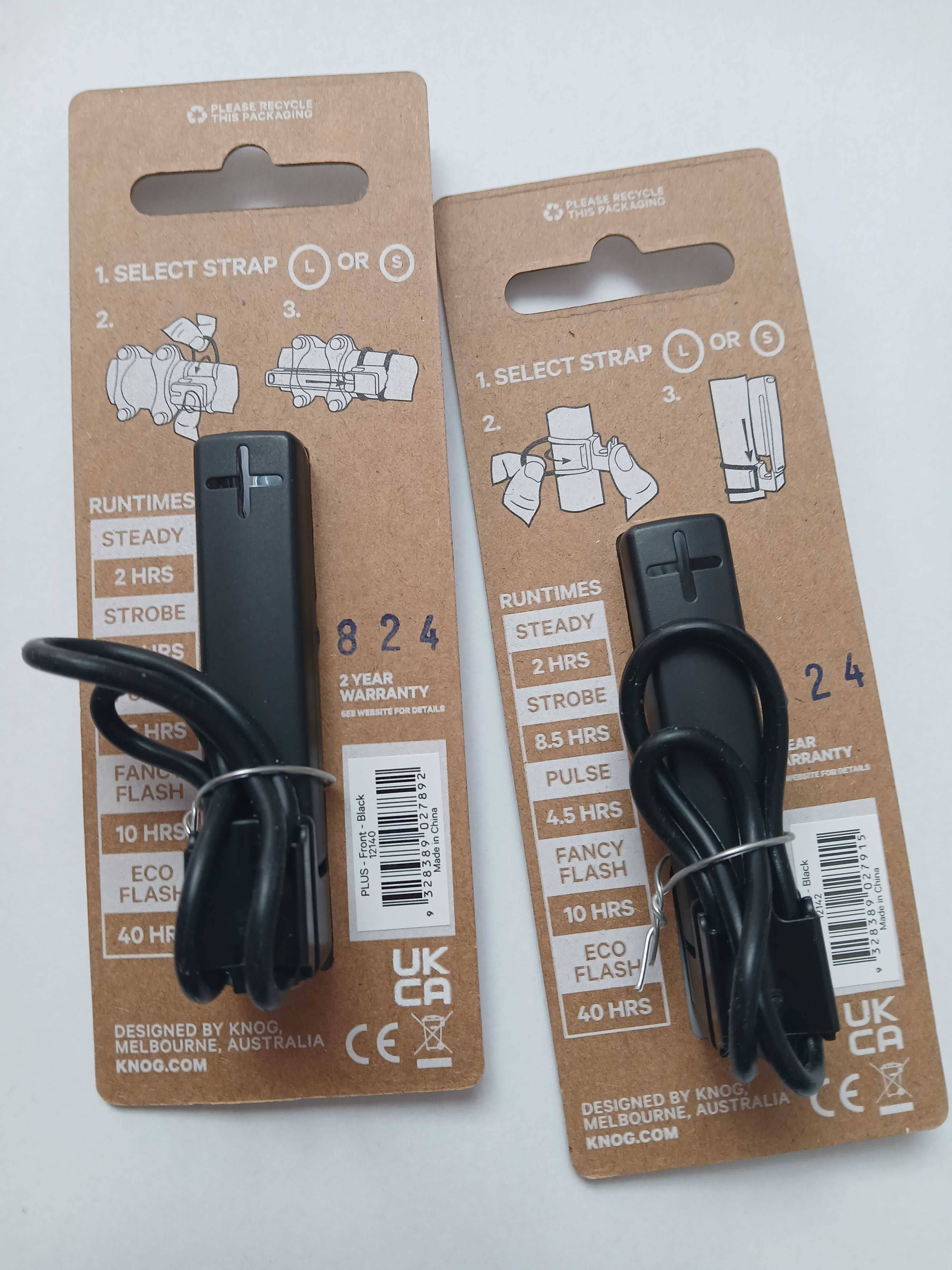 Zestaw lampek Knog plus Twinpack przód i tył*nowe i oryginal