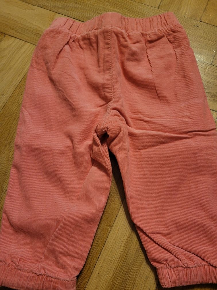 2x spodnie sztruks Wójcik Pepco r. 74