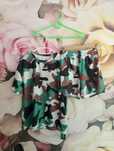 Komplet damski moro kolarki legginsy i tshirt Shein XS S nowy
