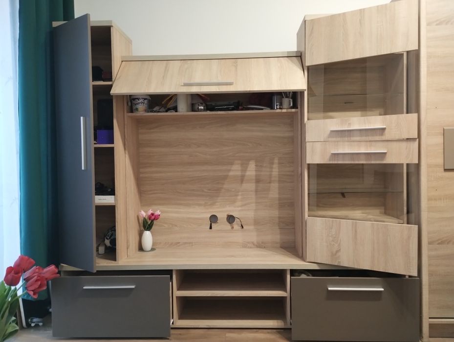 Meblościanka dąb Sonoma