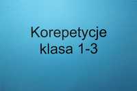 Korepetycje zerówka, klasy 1-3, matematyka, polski, pomoc w nauce