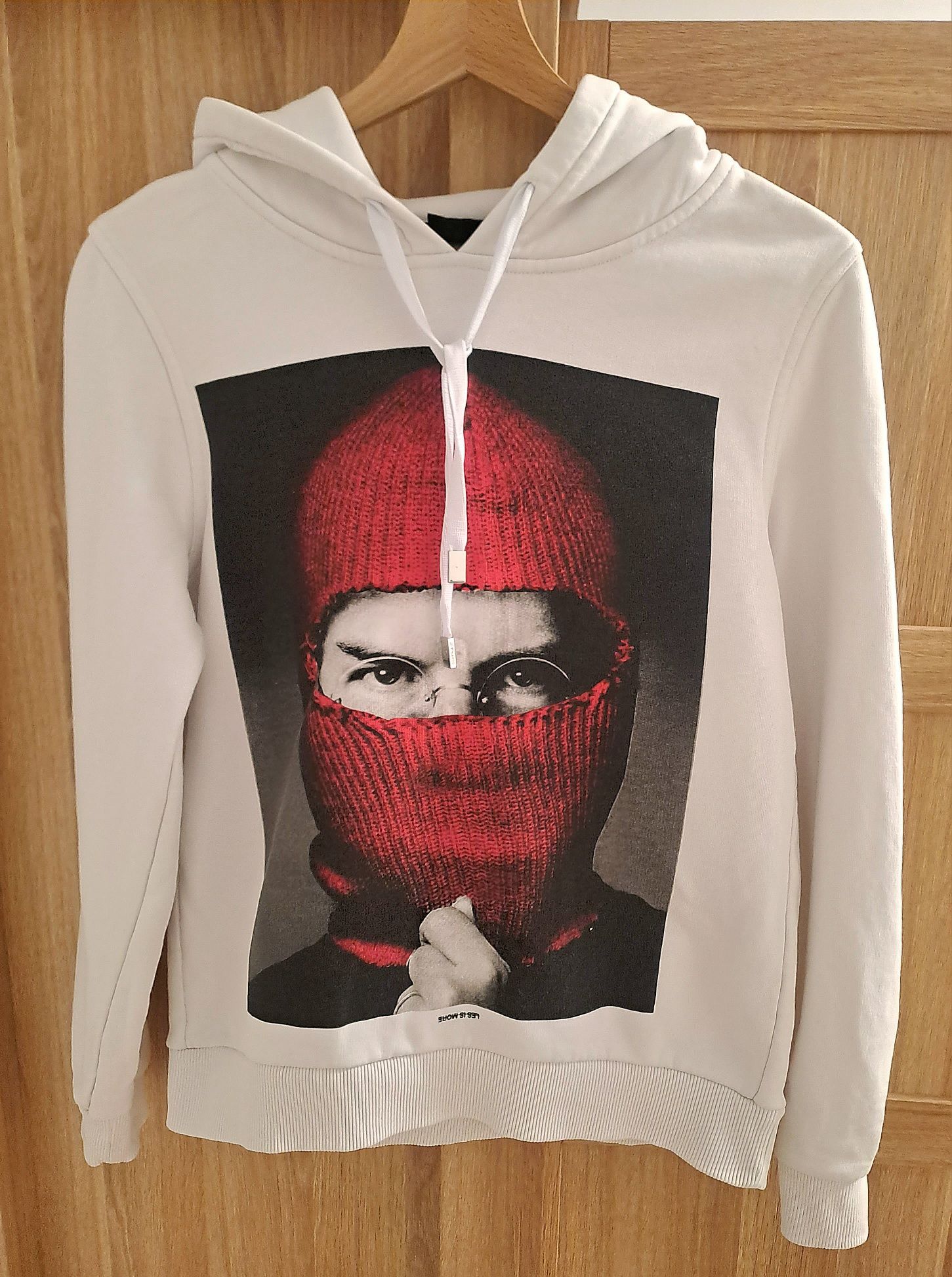 Boxy streetwear bluza z kapturem hoodie les benjamins r.M unisex