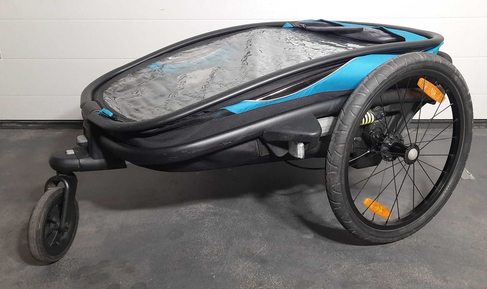 Przyczepka rowerowa biegowa Hamax Pioneer / Outback Twin 2-osobowa