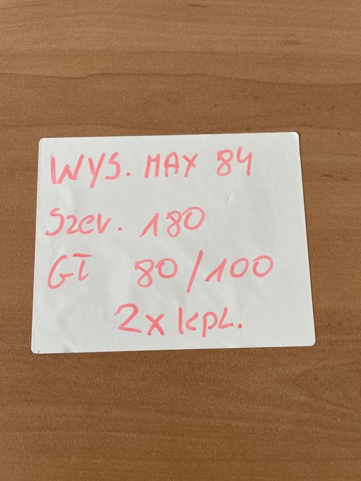 Szafka Biurko kontenerek krzesło z reg wys Meble Biurowe Adax Koźle