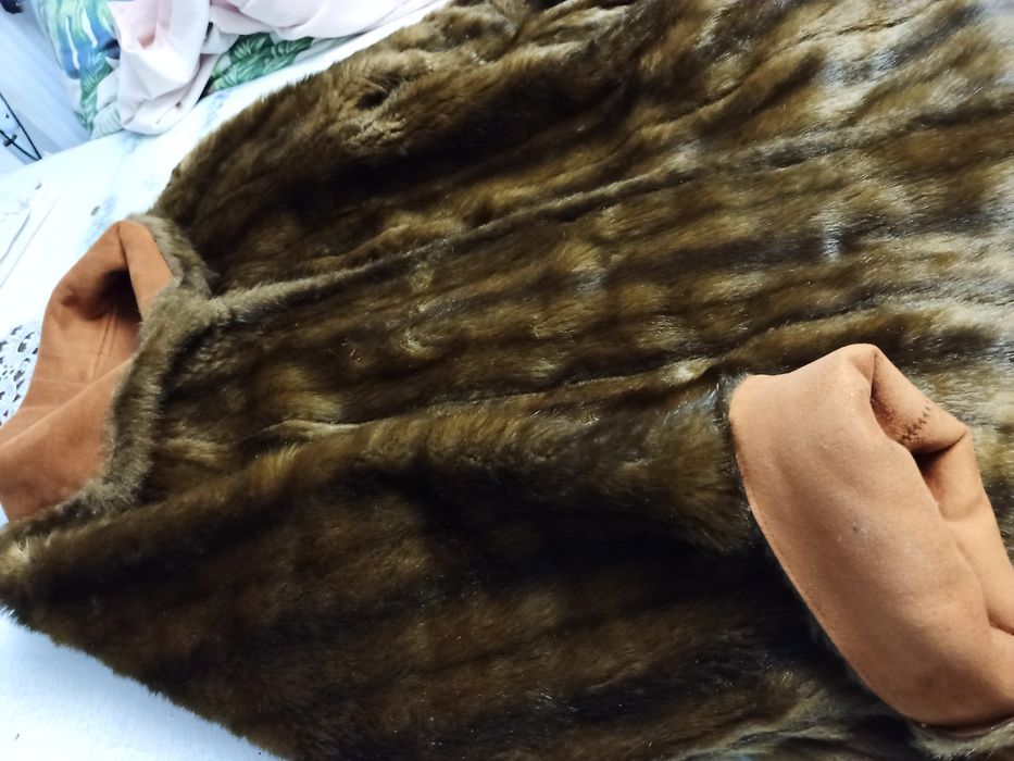 Kożuch dwustronny, ciepły