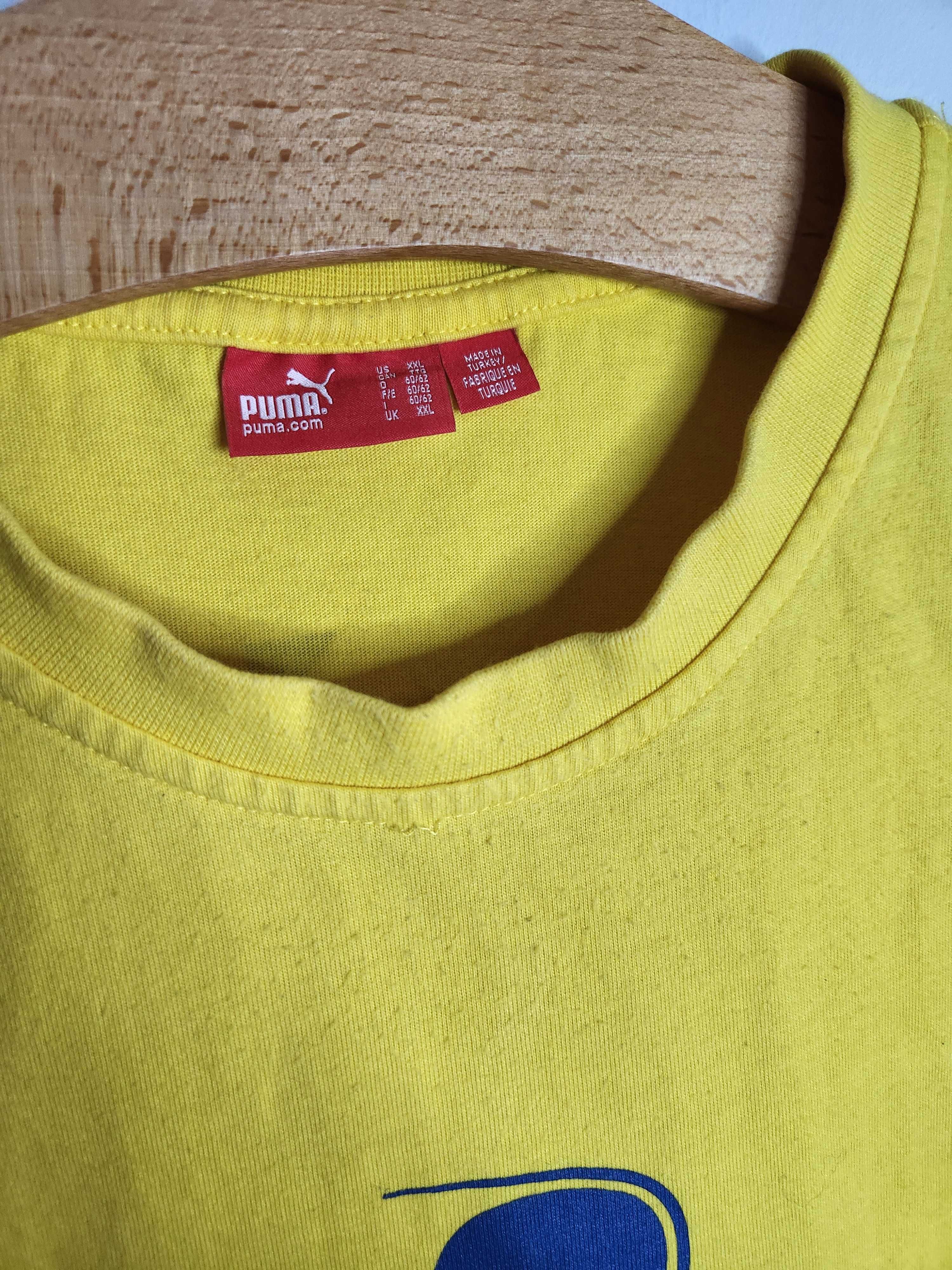 Szwecja Ljunberg #9 Koszulka Piłkarska Sportowa Puma Żółta XXL