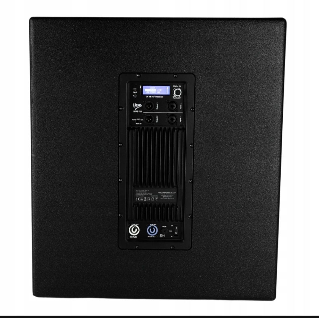 Subwoofer aktywny Bass 18" cali dsp 600 w RMS