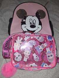 Plecak Mickey Mouse i torebka Lol