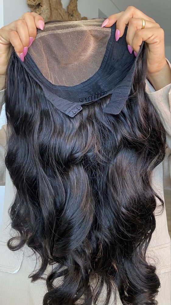 Lace Front Wig Castanho Natural – 100% Cabelo Humano