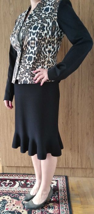 Nowa Dan Hen polska marynarka żakiet panterka cętki pantera 38 40 M L