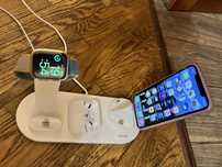 Універсальна зарядна станція 3 в 1 для iPhone, Samsung, Xiaomi, Huawei