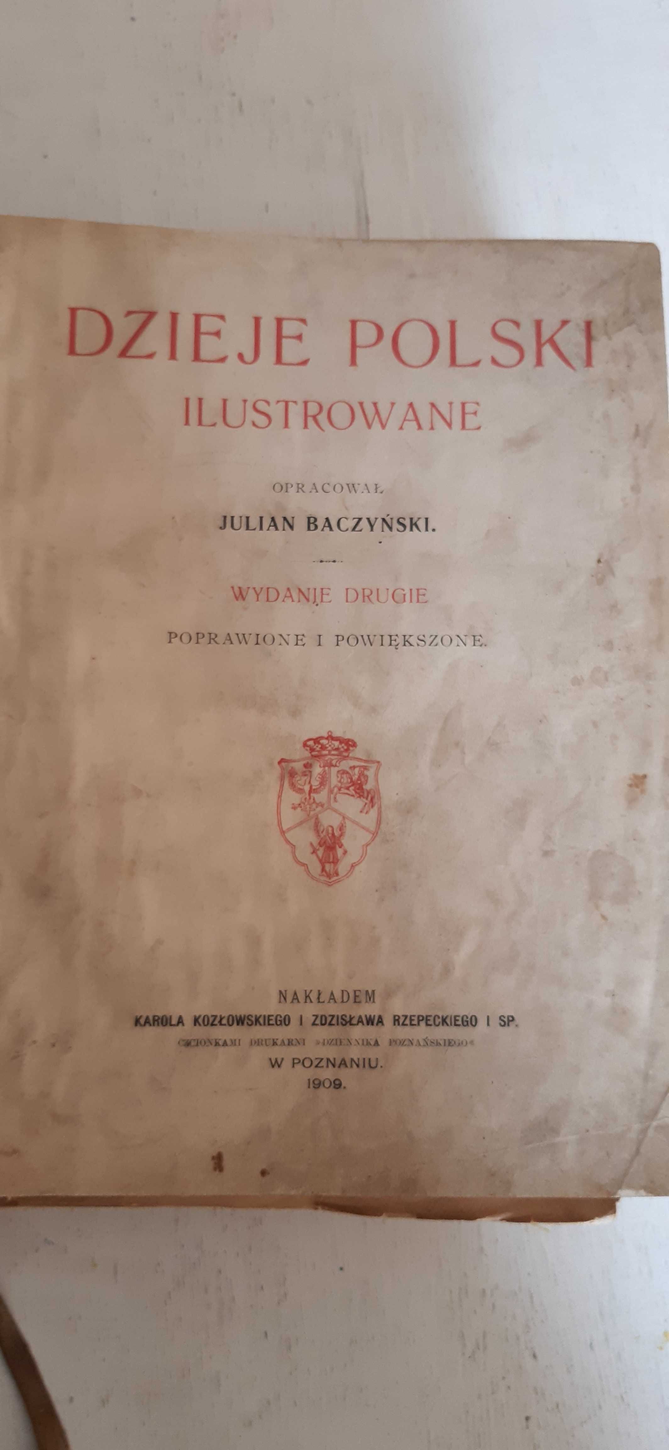 stare ilustrowane dzieje polski 1909rok, Julian barański