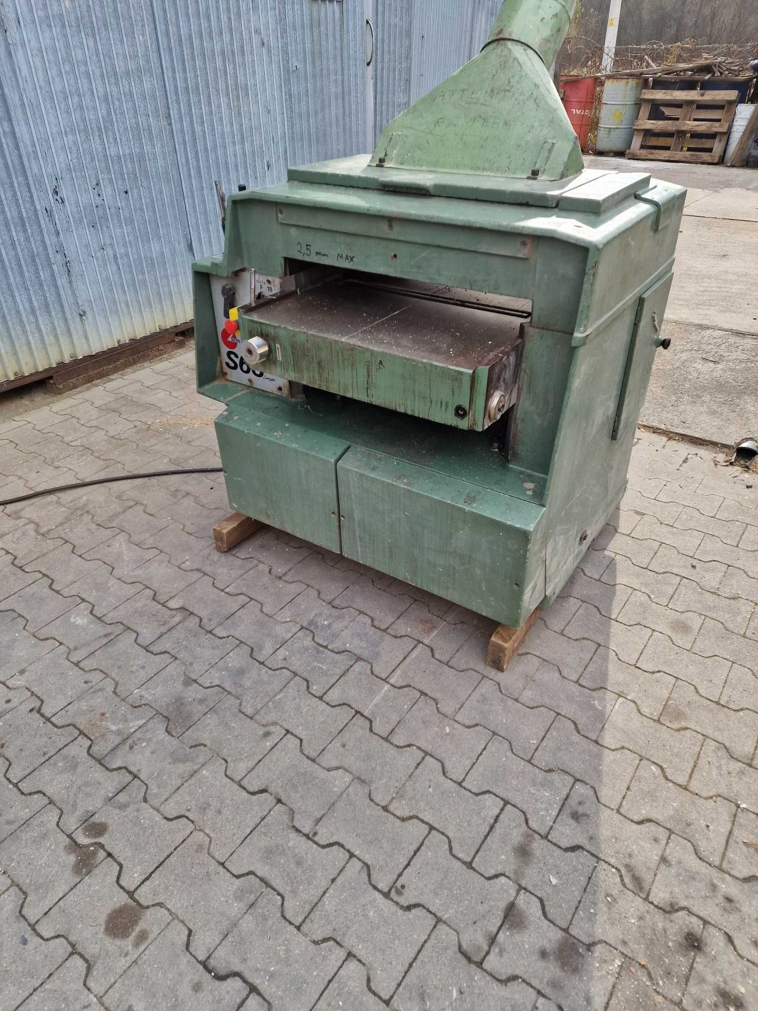Grubościówka SCM S63 wałek 4 noże silnik 5,5 kw 63cm