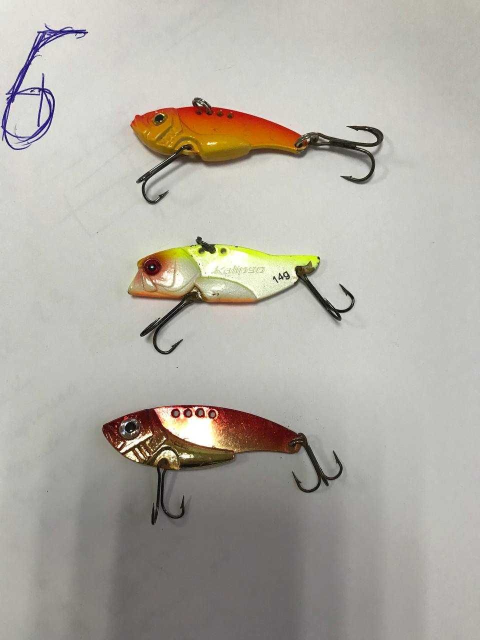 ВОБЛЕРИ . Rapala JAXON Bomber  Salmo Bandit  Jackall  та амер. блешні