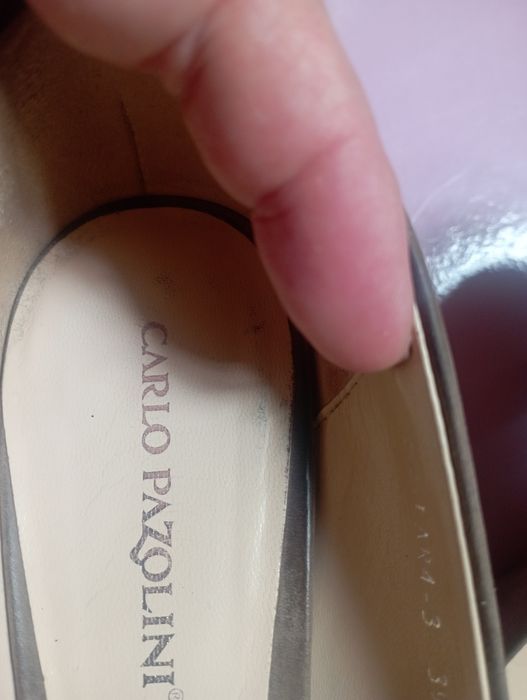 Босоніжки туфлі с відкритим пальчиком 39 шкіра, Carlo Pazolini, кожа