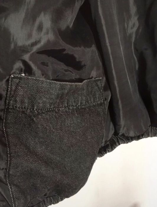 Casaco puffer cinzento escuro Bershka