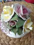 Antyk figurka porcelanowa x2 England porcelana j. ens rosenthal posy