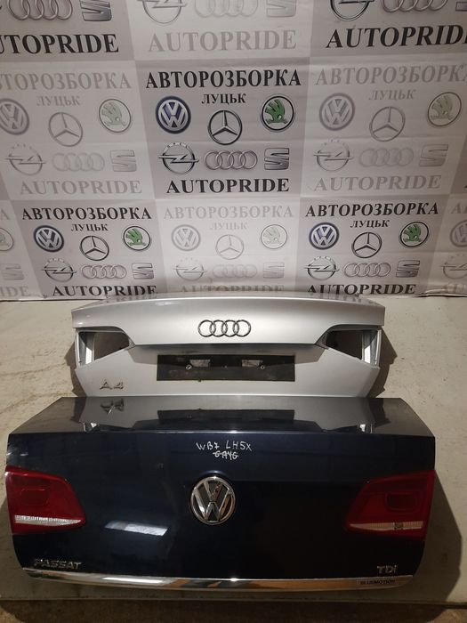 Кришка багажника Passat B7 седан, кришка Audi A4 B8 седан