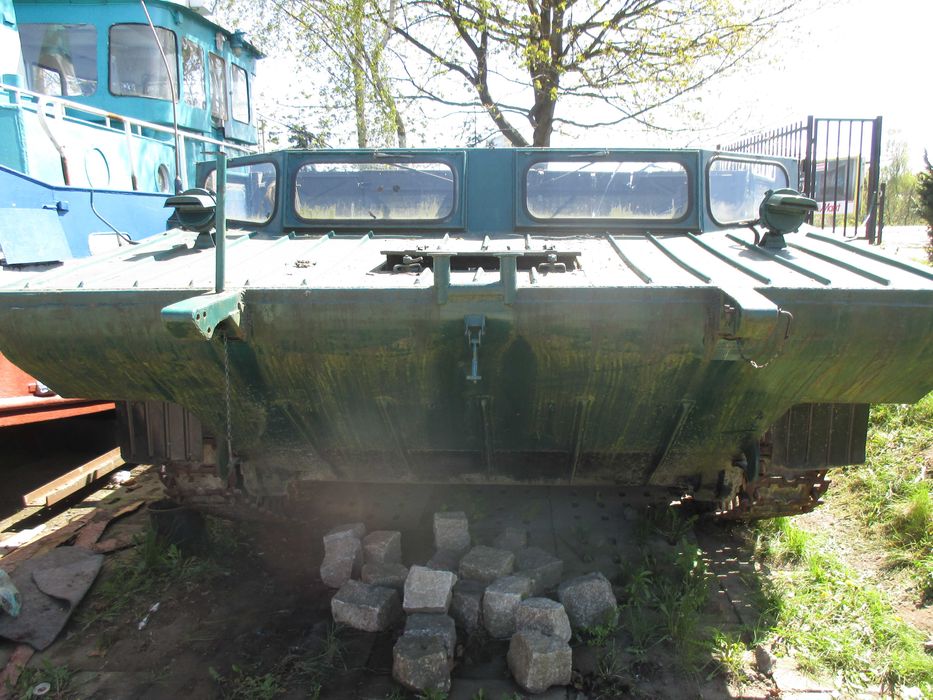 amfibia wojskowa gsp 55 gąsienice prom czołg t 34 t-55