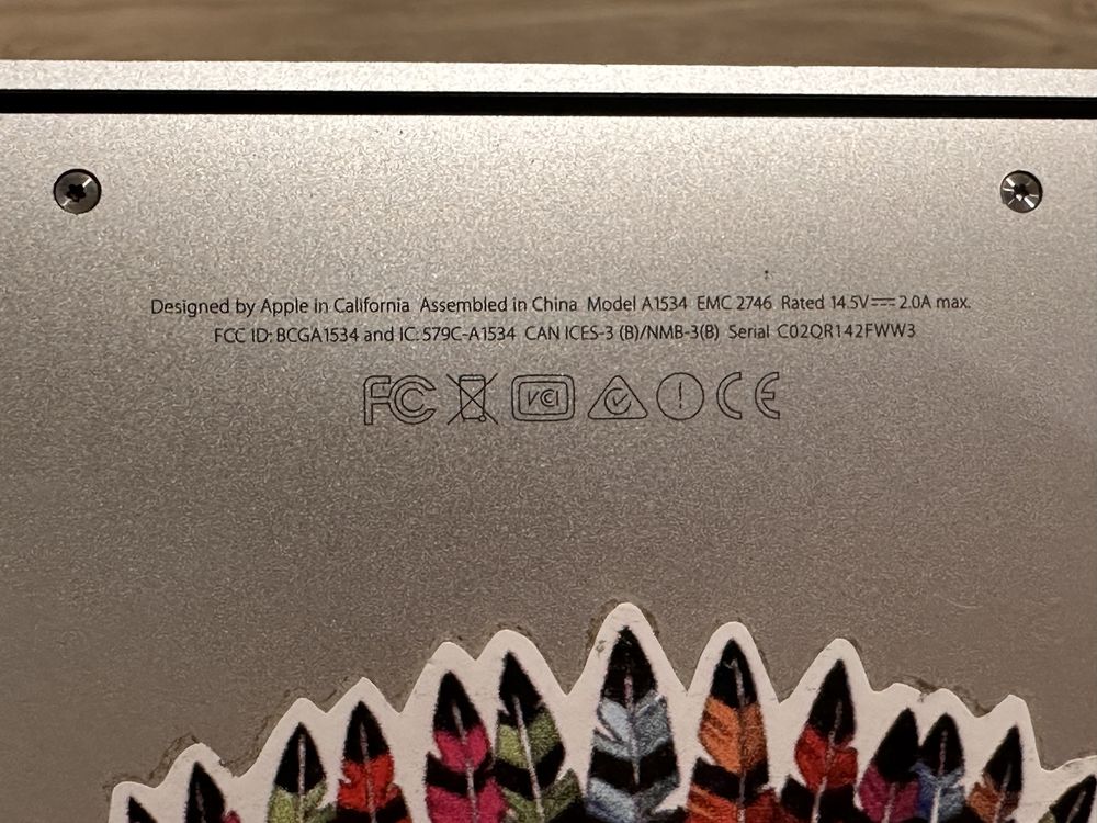 Apple Macbook 12 Retina 8/256Гб A1534 Silver