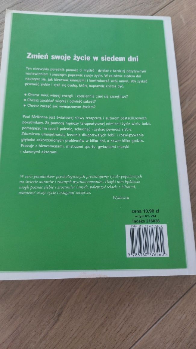 Zmień swoje życie w 7 dni paul mckenna