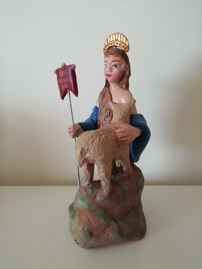 Figurado S. João em Barro - Artesanato Português