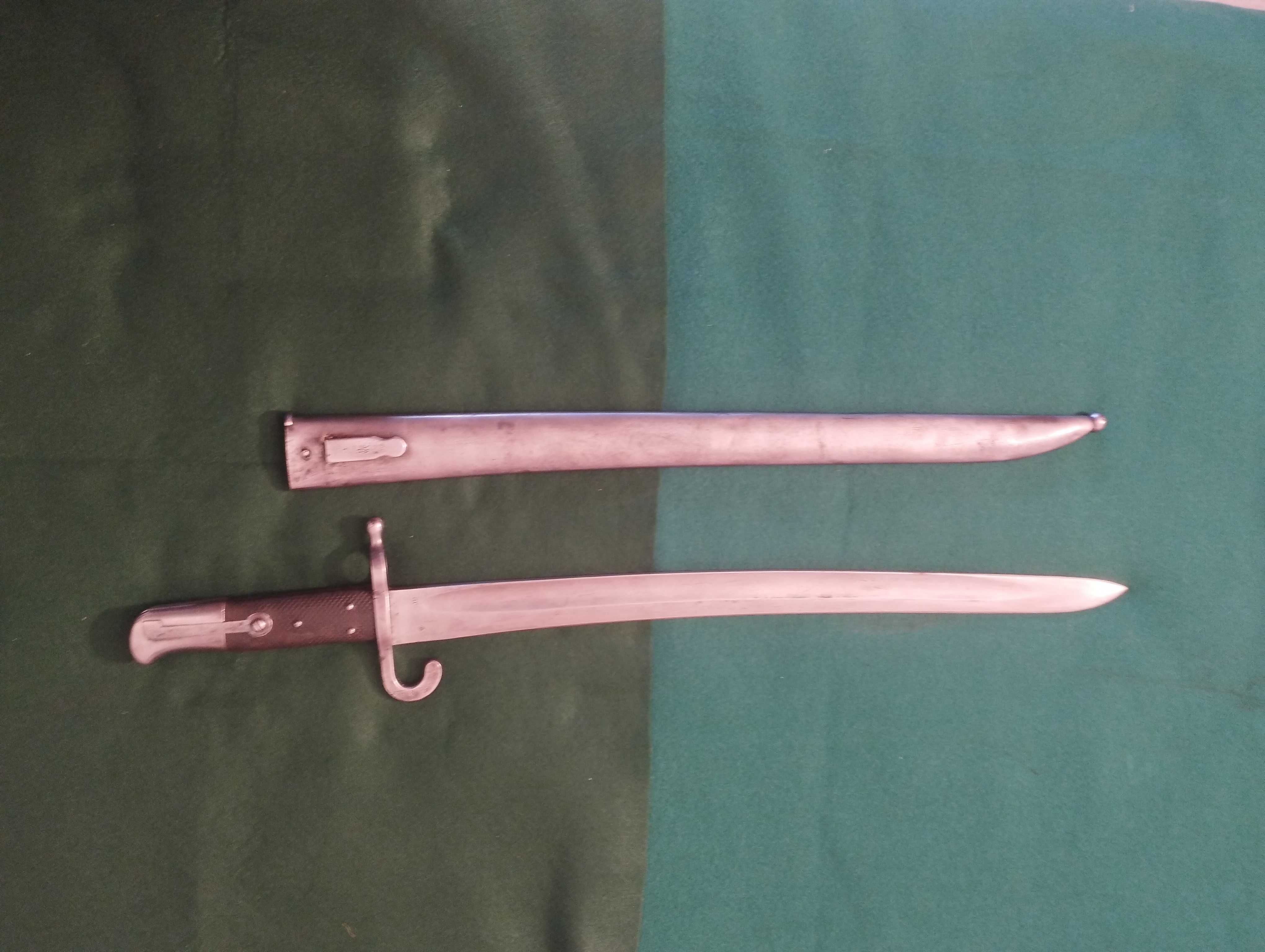 Baioneta Yataghan para espingarda austro-húngara Werndl M1867