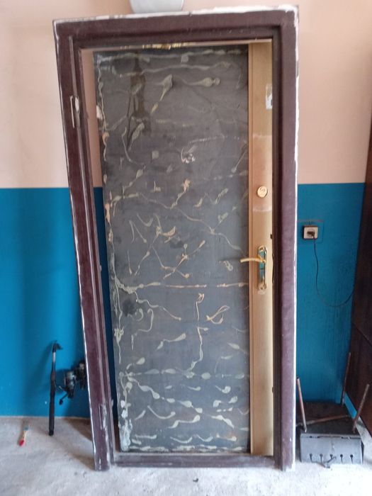 Железная дверь 195х83.5 см. Металл 3мм + Рама + Замок