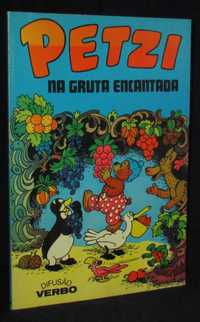 Livro Petzi na gruta encantada Difusão Verbo 1ª edição 1964