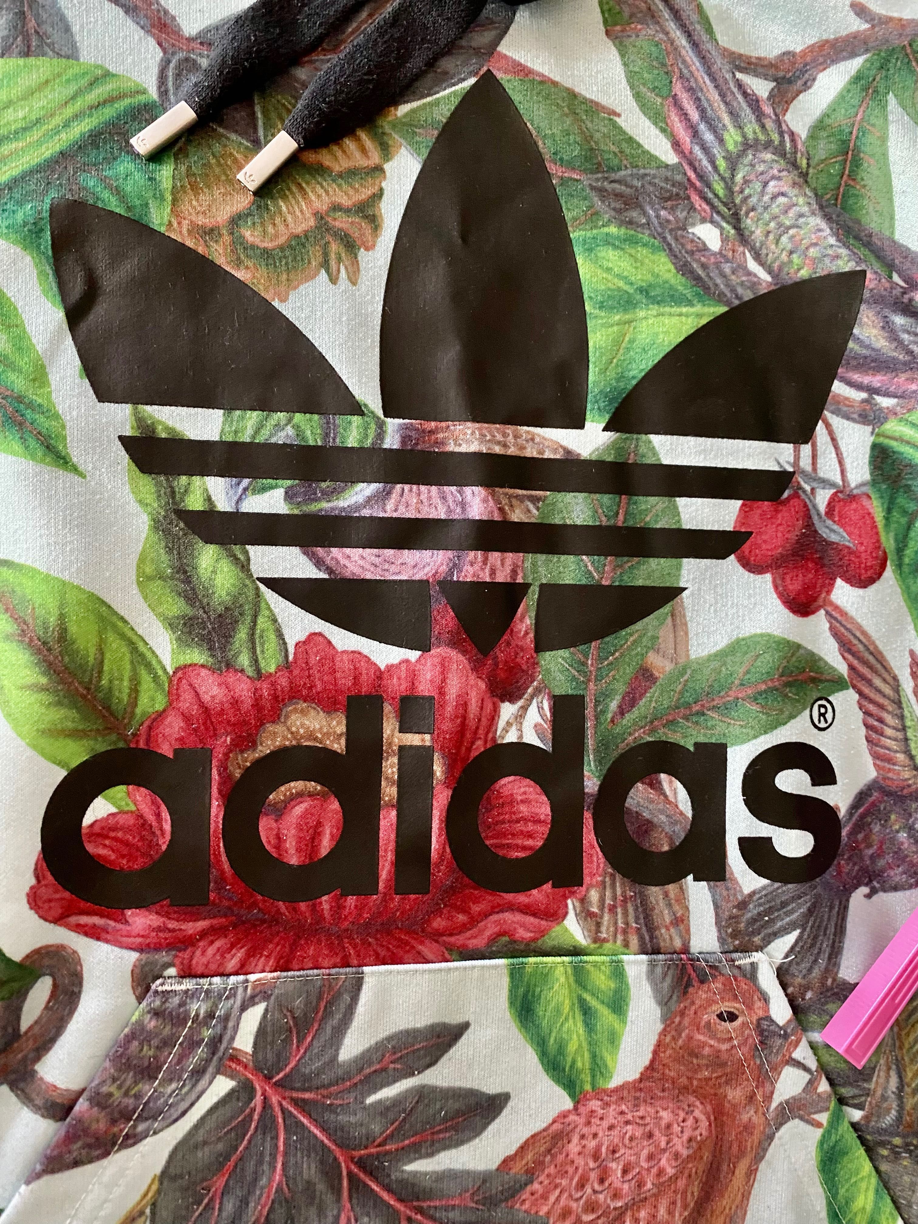 Adidas Originals FLORERA Bluza z kapturem multicolor L/XL