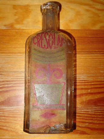 Buteleczka szkło apteczne Cresolan syrop