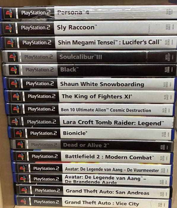 Ps2 ігри ліцензія. Gta, Persona, Tom raider, Sly. Playstation 2