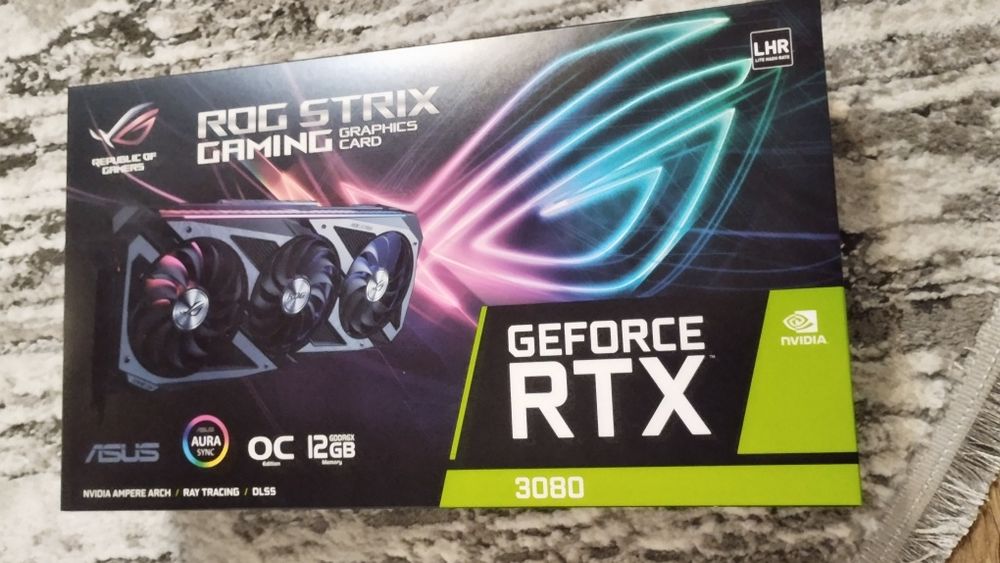 Відеокарта ASUS ROG-Strix-RTX3080-O12G-GAMING