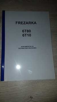 Frezarka Rosyjska 6T80 6T10 DTR Instrukcja Obsługi