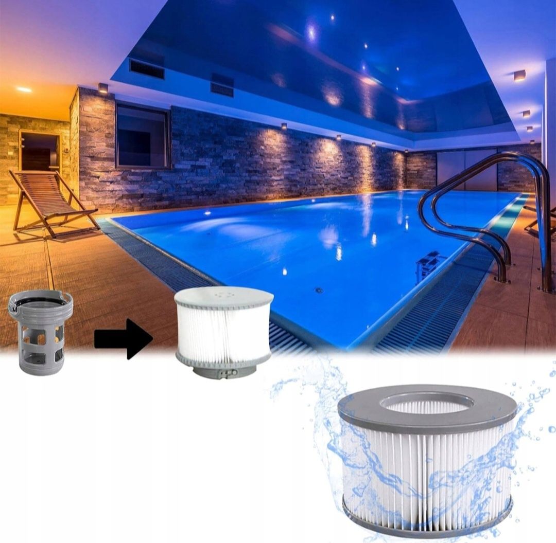 6szt Filtr do Jacuzzi Pompy Basenowej do whirlpool MSpa