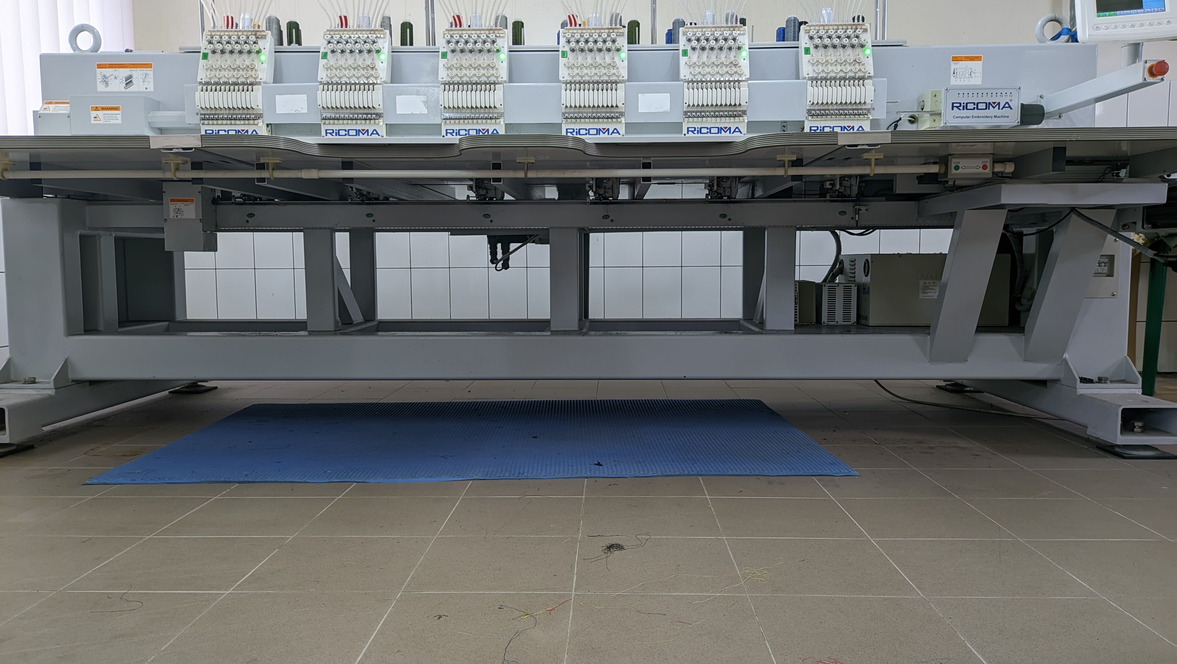 Вишивальна машина RICOMA RCM-1206FH (12 кольорів, 6 голів) + п’яльця