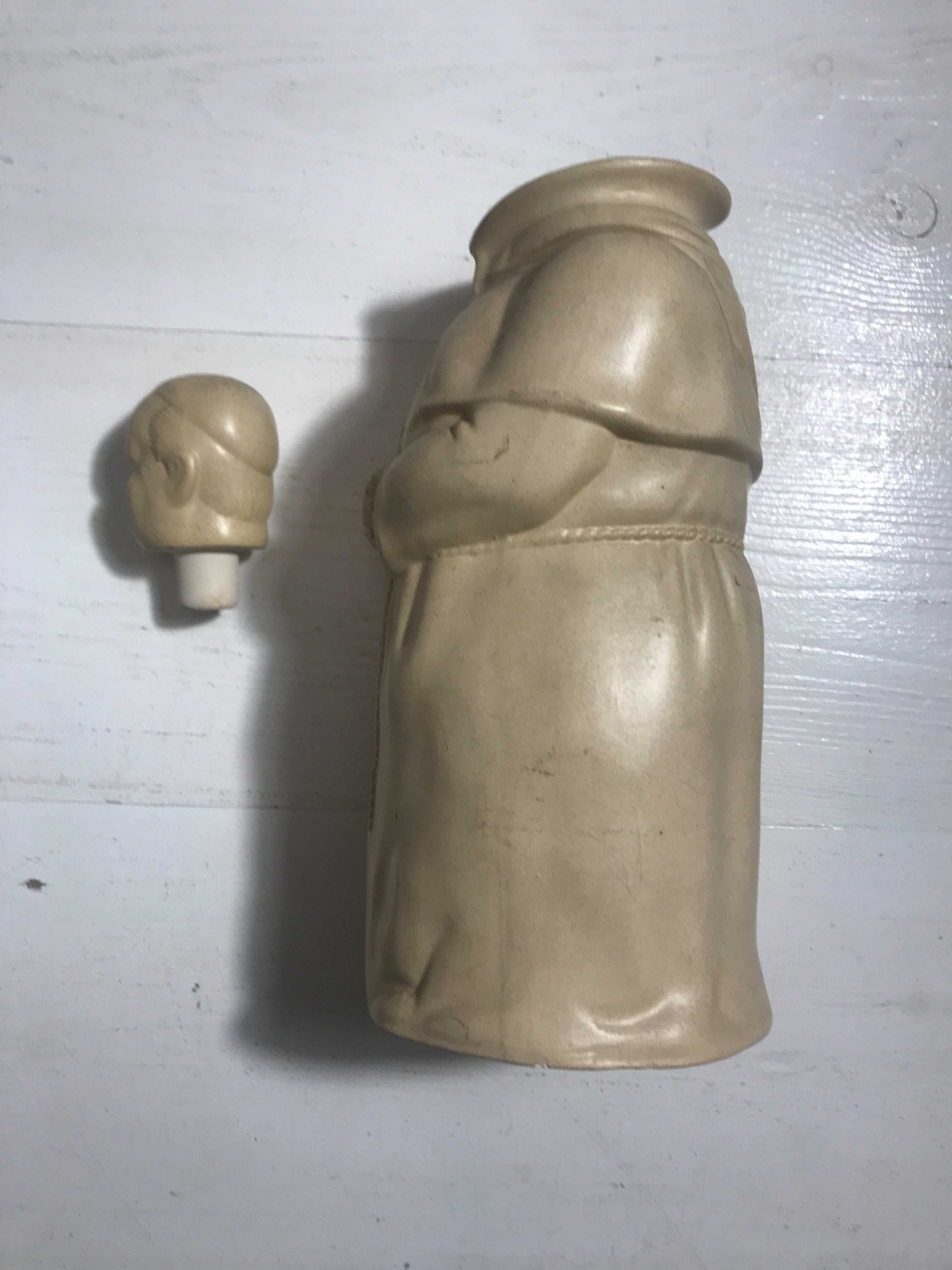 Butelka ceramiczna w kształcie mnicha butelka mnich franciszkanin
