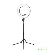 Lampa pierścieniowa LED + statyw Ring light 18' 48W