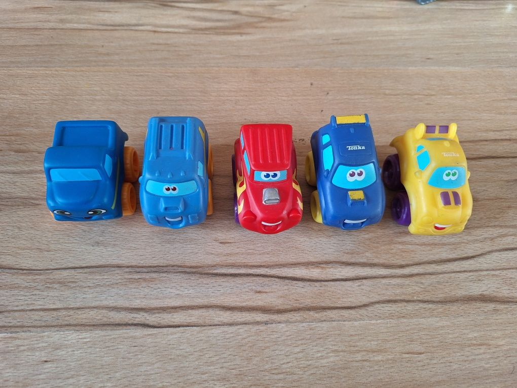4x autko tonka plus jedno autko idealne dla maluszków