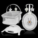 Lionelo bella SET grey concrete Leżaczek bujaczek 2w1