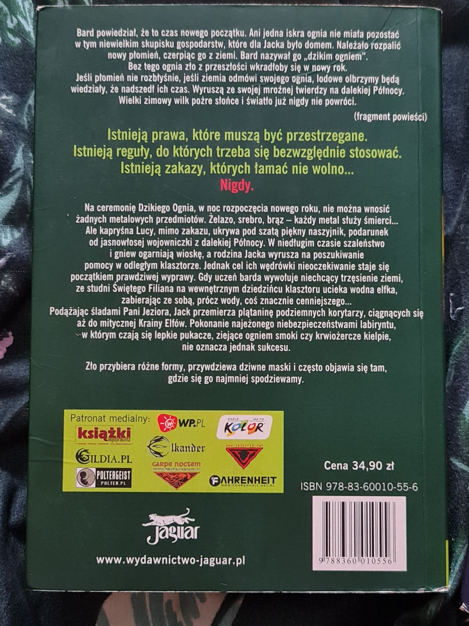 Książki "Morze Trolli" i "Dziki ogień" Nancy Farmer