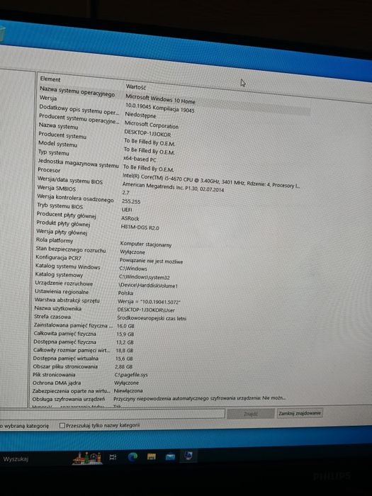 Tani Komputer Gamingowy GTX1070+i5-4670, 16GB ram, 512Gb SSD