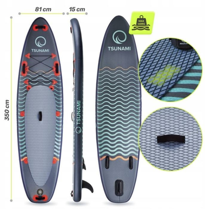 Deska Tsunami SUP 350cm + siedzisko
