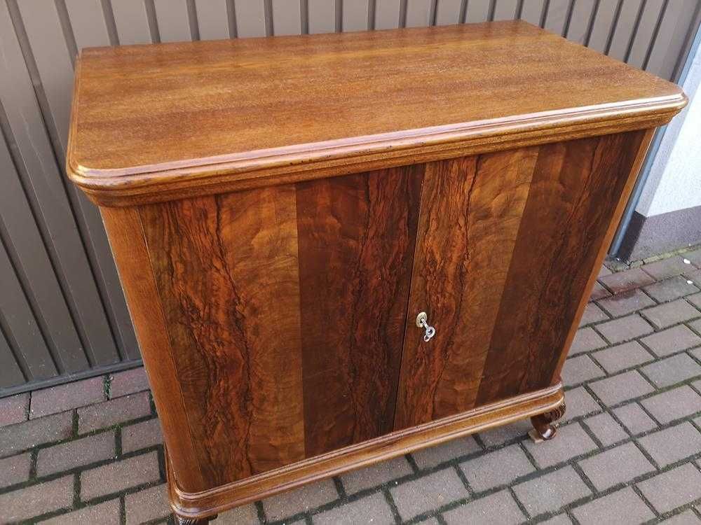 Komoda Pomocnik Orzech-Dąb Stara Antyk Po Renowacji Okazja.
