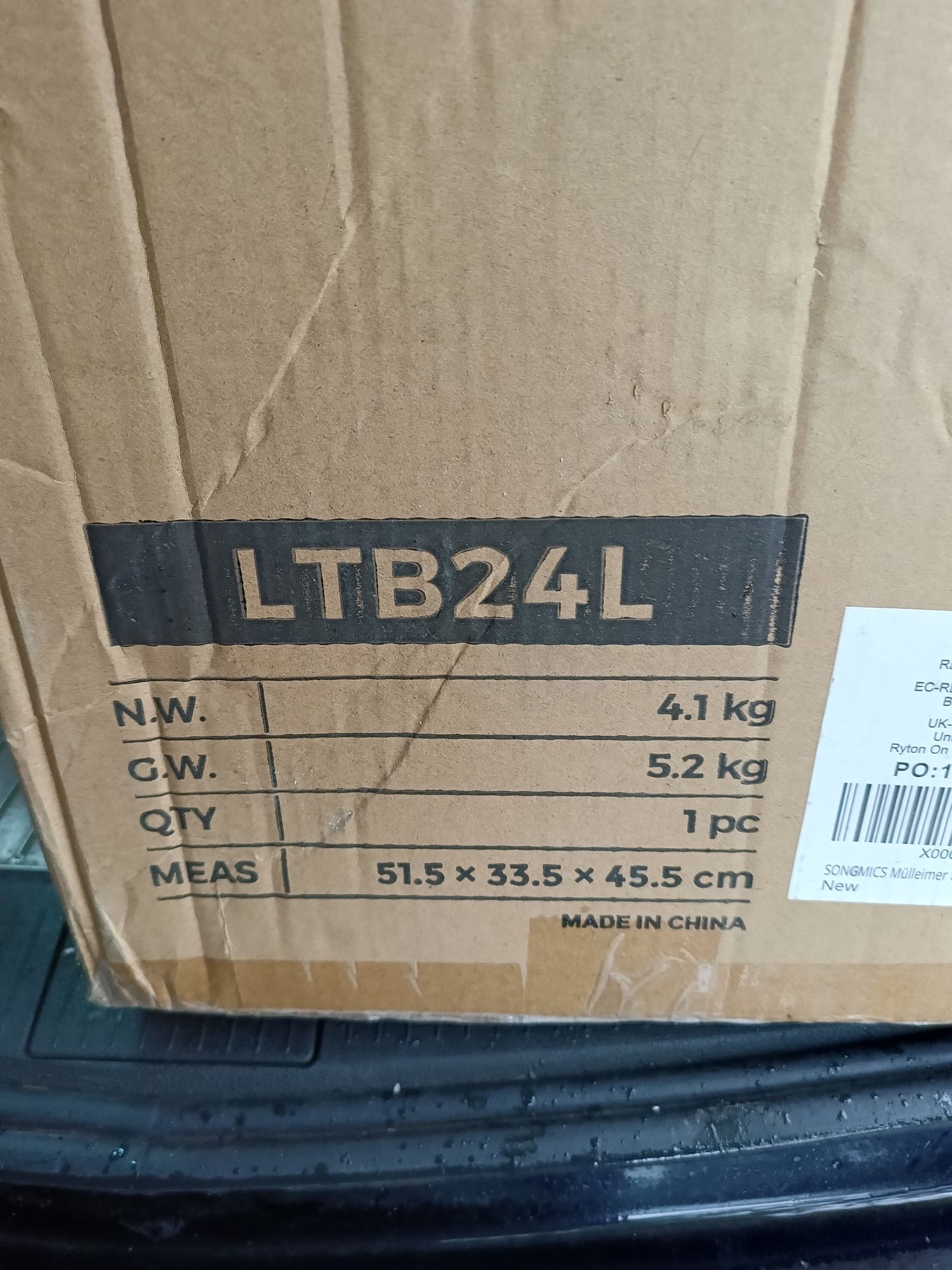 Kosz na śmieci kuchenne, 3 x 8 l Songmics