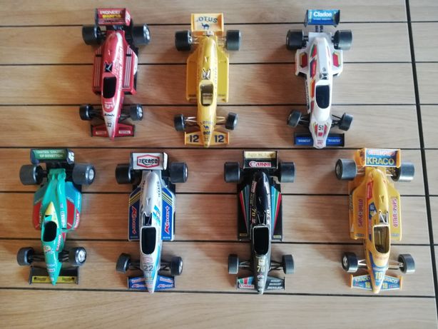 Conjunto 7 Carros Formula 1 dos Anos 90