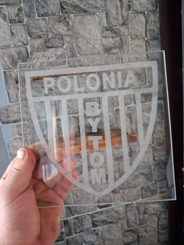 Podkładka szklana na stolik z grawerem