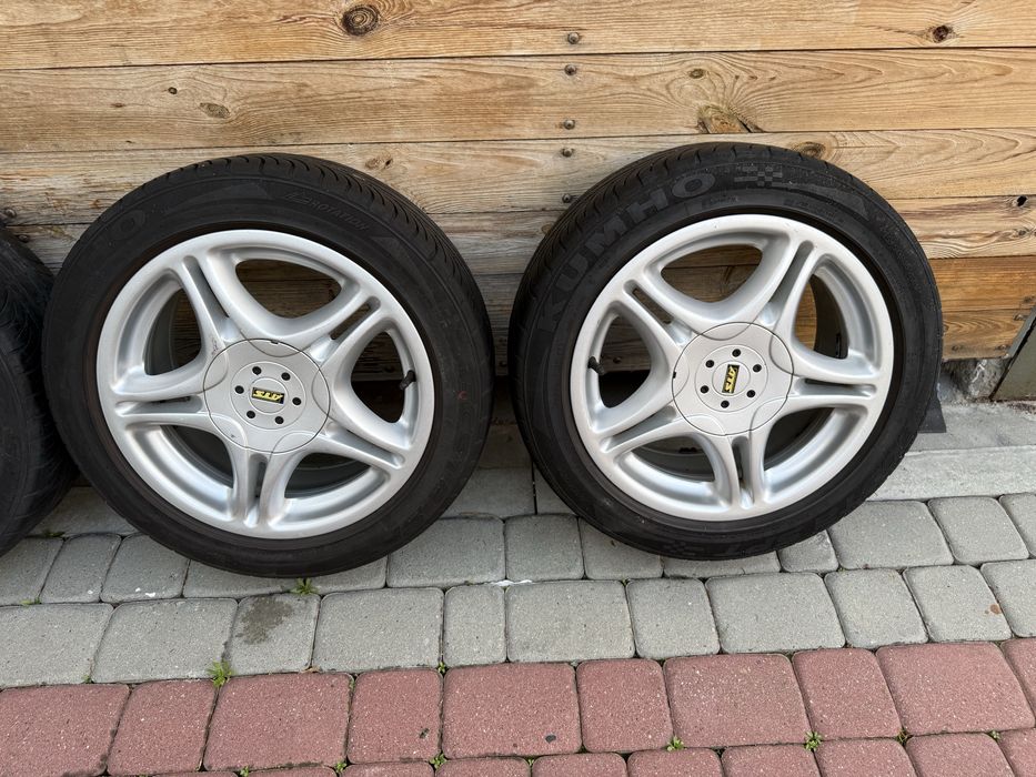 Komplet kół letnich 195/50 R15 Kumho Ecsta SPT na felgach ATS 4x100