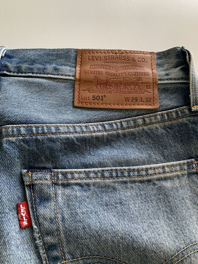 Levi’s 501 W29 L32 Nowe